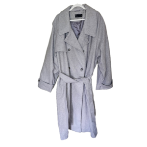 Asos Design Double breasted Wool like trench coat Size XL